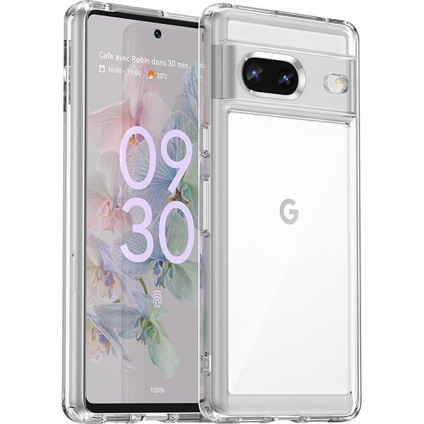 Custodia Per Google Pixel 7 Trasparente, Custodia Protettiva In Silicone Tpu Antiurto Trasparente-image