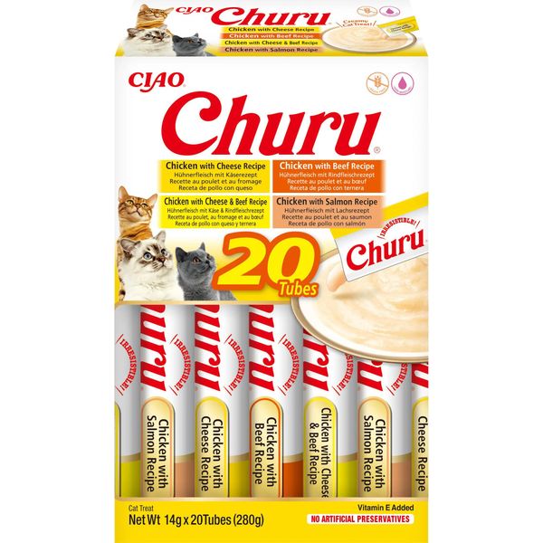Churu Cat Varietà Di Pollo Con Manzo 20X14Gr-image