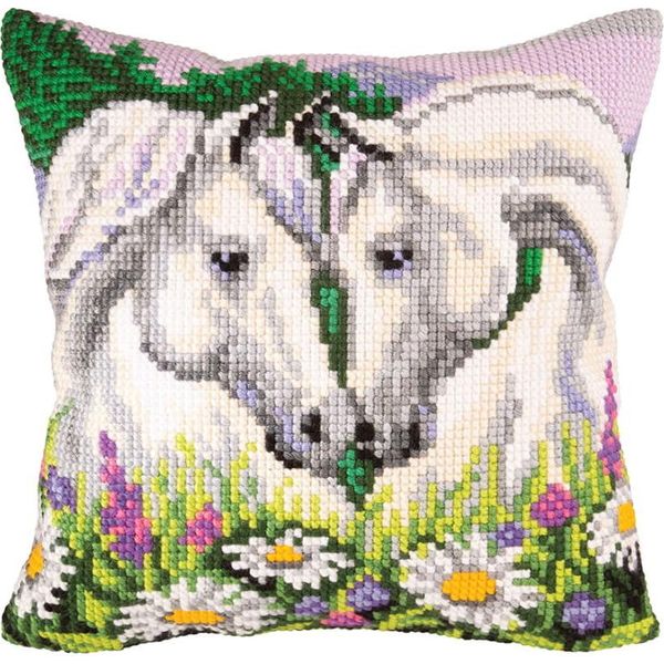 Set Di Cuscini Cda A Punto Croce "Twilight"", Stampato, 40X40Cm"-image