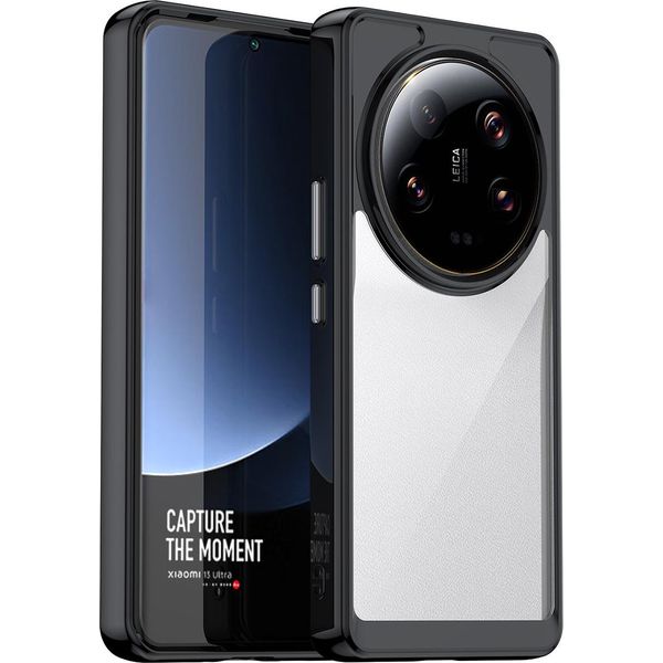 Custodia Per Xiaomi 13 Ultra Trasparente, Antiurto Tpu Silicone Custodia Protettiva Nero-image
