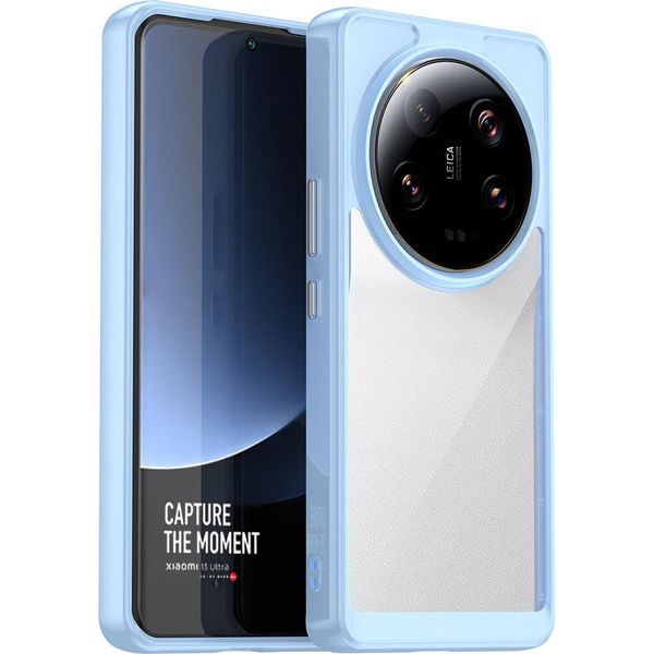 Custodia Per Xiaomi 13 Ultra Trasparente, Antiurto Tpu Silicone Custodia Protettiva Blu-image