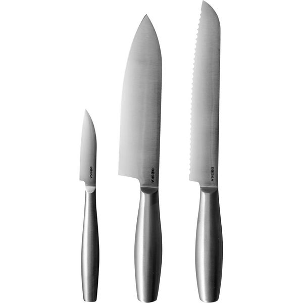Boska KüChenmesser-Set Copenhagen 3-Tlg., Messer, Edelstahl, Silberfarben, 357686-image