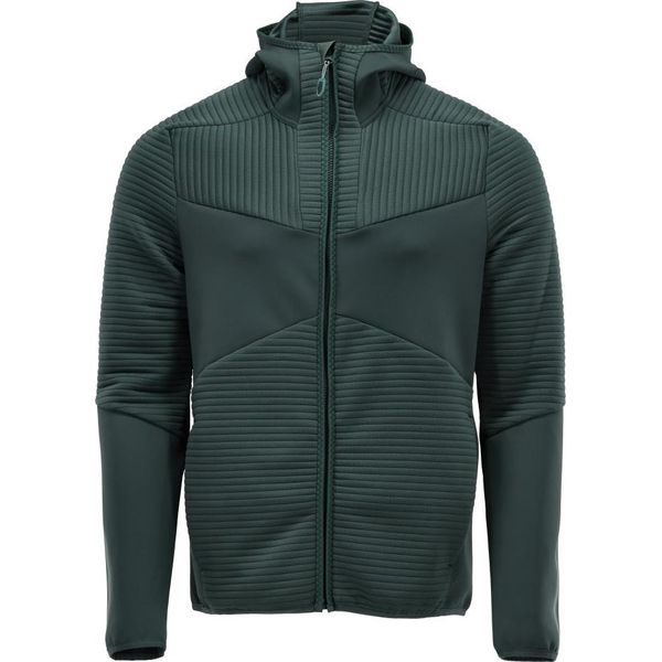 Felpa In Pile Con Cappuccio E Zip Verde Bosco, Taglia 3XL Mascot 22603-681-34-image