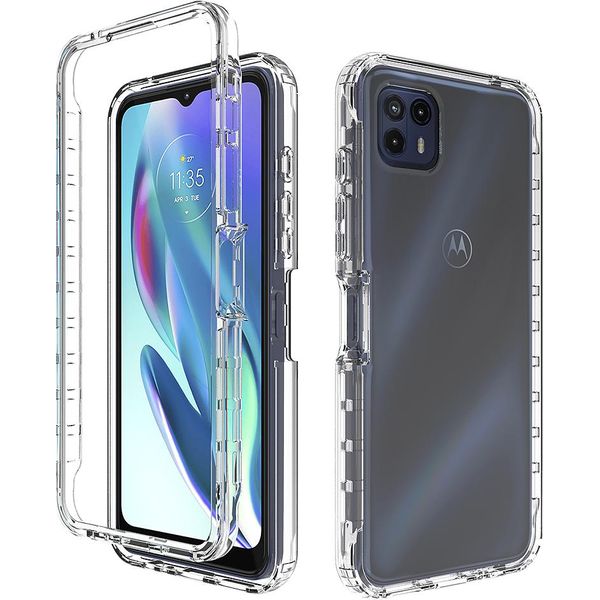 Moto G50 5G Case, Hybrid Trasparente Posteriore Tpu Antiurto Custodia Protettiva Per Motorola Moto G50 5G Chiaro-image