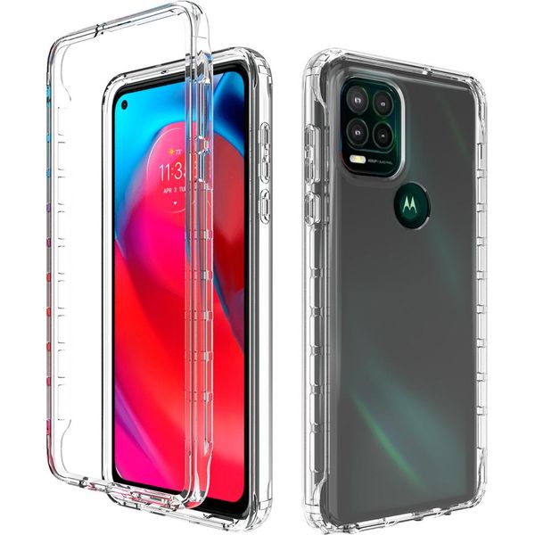 Moto G Stylus 5G 2021 Case, Trasparente Posteriore Tpu Bumper Antiurto Custodia Protettiva Per Motorola Moto G Stylus 5G 2021 Chiaro-image