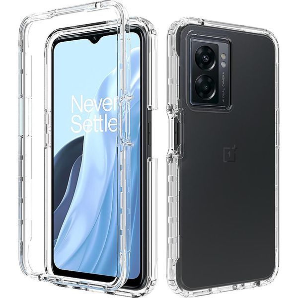 Custodia Oneplus Nord N300, Custodia Protettiva Ibrida Trasparente Posteriore In Tpu Antiurto Per Oneplus Nord N300 Clear-image