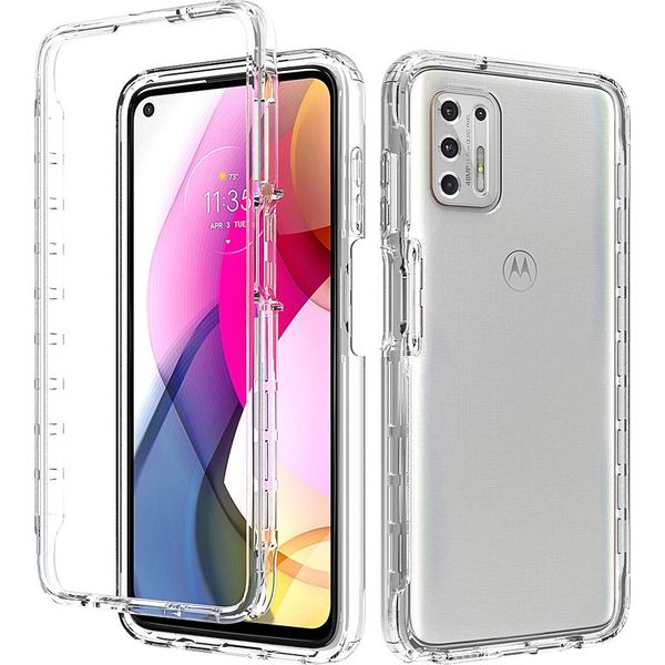 Moto G Stylus 2021 Case, Trasparente Posteriore Tpu Paraurti Antiurto Custodia Protettiva Per Motorola Moto G Stylus 2021 Chiaro-image