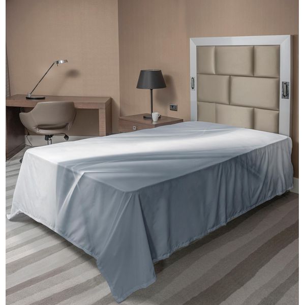 Abakuhaus Lenzuolo Grigio, Morbido Disegno Astratto Con Stampa Digitale, Ispirazione Artistica Urbana Moderna, Lenzuolo Morbido E Confortevole Per Un Letto Decorativo, 1 Pezzo, 260 Cm X 168 Cm, Grigio-image