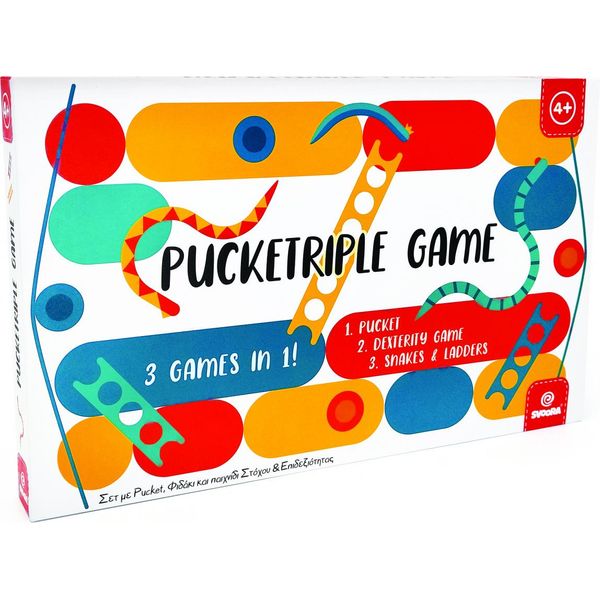 Brettspiele 3 In 1 Pucketriple, Svoora-image