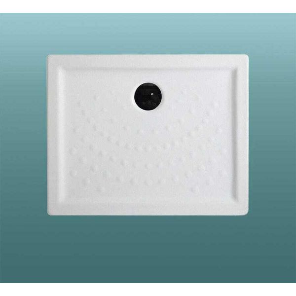 Piatto Doccia Angolare 80X120 H6 In Vetroceramica Antiscivolo | Malta-image