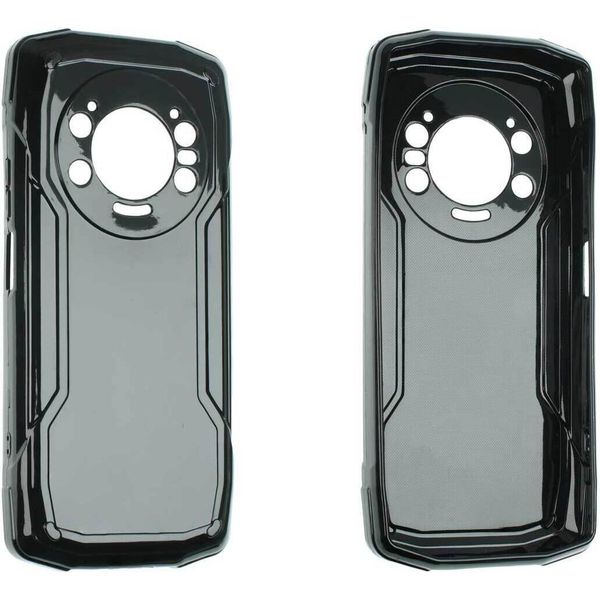 Caseroxx Cover Protettiva In Tpu Compatibile Con Cubot Kingkong Star, Custodia In Gomma Per Cellulare Nera-image