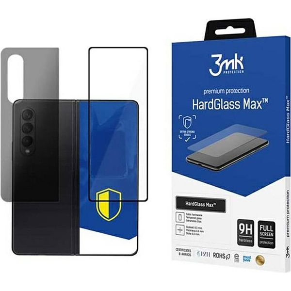 3Mk Display Vetro Temperato Hardglass Max Per Samsung Galaxy Z Fold 3 5G (Anteriore) 0,3 Millimetri 9H-image