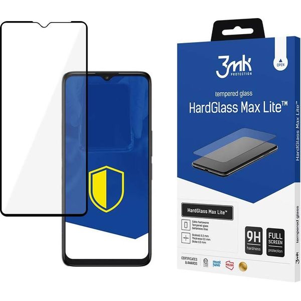 3Mk Display Vetro Temperato Hardglass Max Lite Per Tcl 40R 5G 0,3 Mm 9H-image