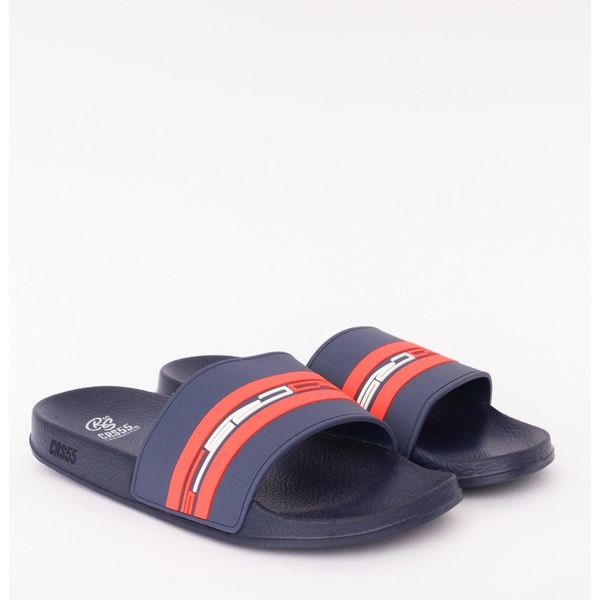 Crosshatch - Sandalo Da Bagno Da Uomo "Mentella"" BG1077 (40.5 Eu) (Blu Navy/Rosso)"-image