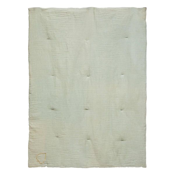 Trapunta In Garza Di Cotone "Lili"" - Bianco - 100X140 Cm - Atmosphera CréAteur D'intéRieur"-image
