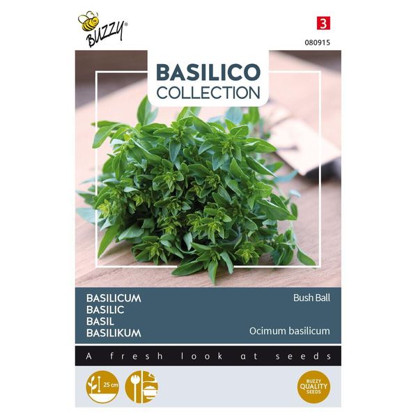Semi Di Basilico Greco In Vaso A Foglia Molto Fine - Circa 1,5 Gr | Buzzy_080915-image