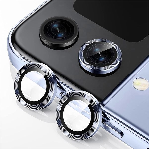 Per Samsung Galaxy Z Flip5 5G Vetro Protettivo Fotocamera Lente Vetro Duro H9 Blu-image