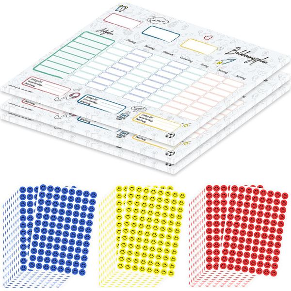 Tabella Premi Pricaro "Doodles"", Magnetica, A4, 25 Fogli, 3 Pz"-image