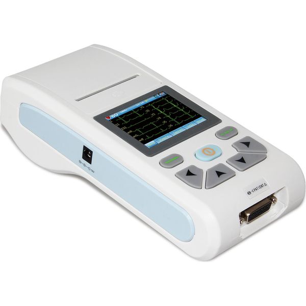 Contec ECG90A Elettrocardiografo Portatile A 12 Derivazioni Dispositivo Ecg Digitale Portatile Software Pc + Stampante 12 Derivazioni-image
