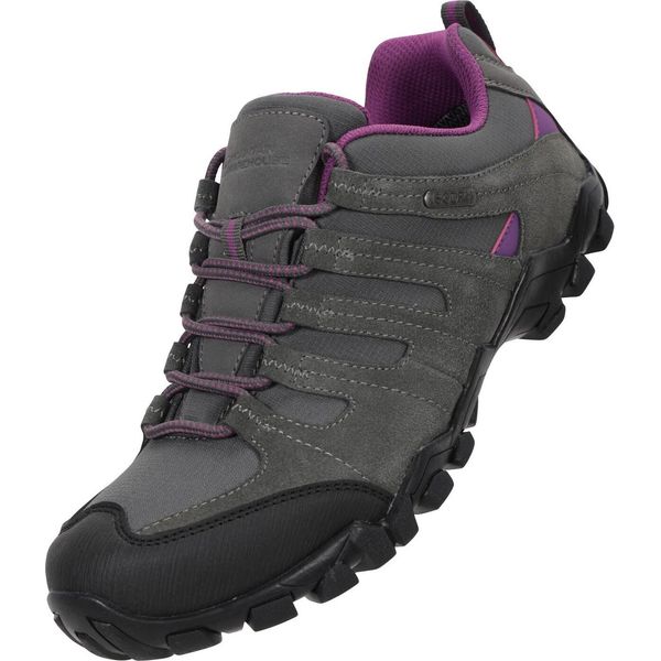 Mountain Warehouse - Scarpe Da Trekking Da Donna "Belfour"", In Pelle Scamosciata MW1350 (38 Eu) (Grigio)"-image