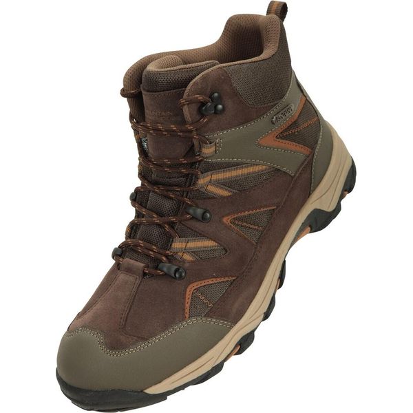 Mountain Warehouse - Scarpe Da Trekking Da Uomo "Rapid"", In Pelle Scamosciata MW1745 (42 Eu) (Marrone)"-image