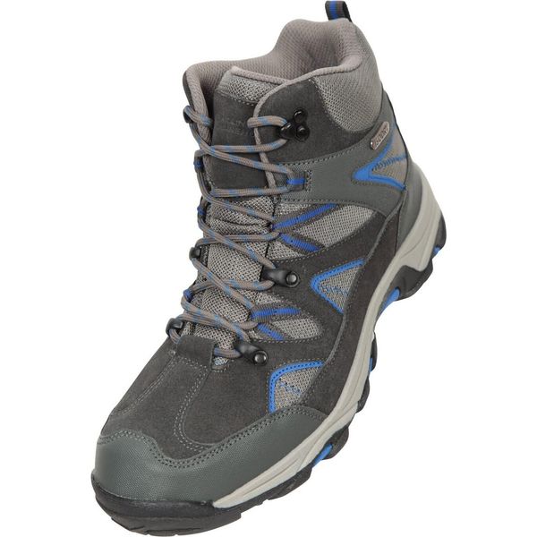 Mountain Warehouse - Scarpe Da Trekking Da Uomo "Rapid"", In Pelle Scamosciata MW1745 (42 Eu) (Grigio Scuro)"-image
