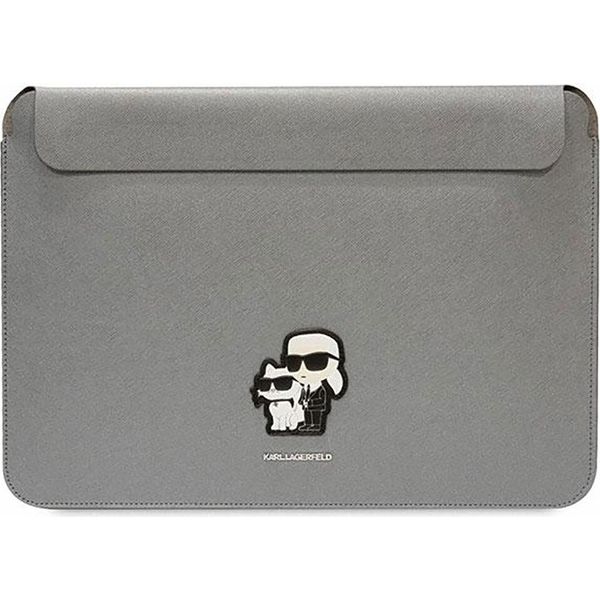Karl Lagerfeld Manica Klcs14Sakcpmg 14 Srebrny/Argento Saffiano Karl&Choupette-image