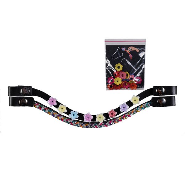 Hkm Fasce Per Bambini Hobby Horsing Set Di 3 Fiori-image
