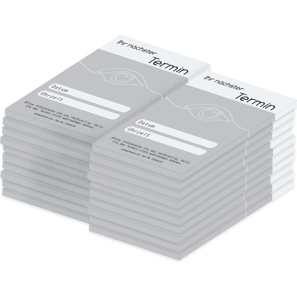 Pricaro Blocchetto Per Appuntamenti "One Line"" Oftalmologo, (Confezione Da 20)"-image