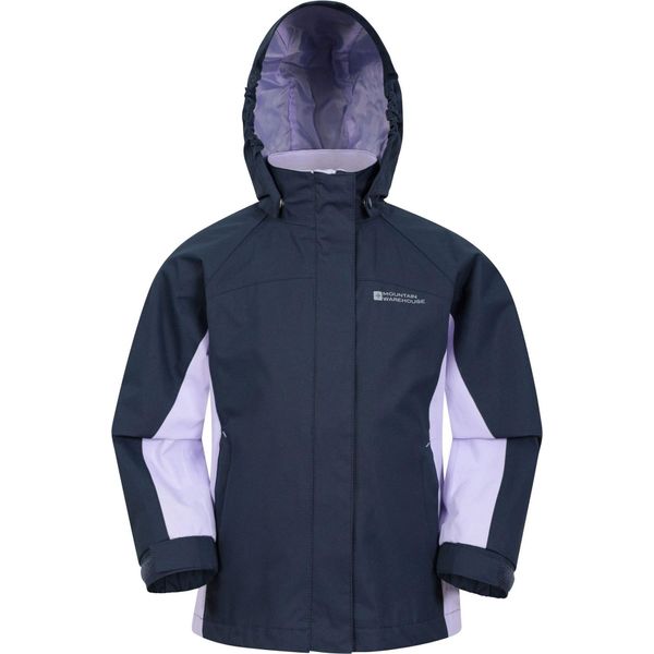 Mountain Warehouse - Giacca "Shelly"" Impermeabile Per Bambini MW1293 (128) (Blu Navy)"-image