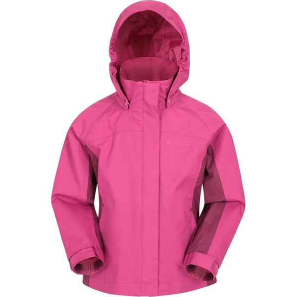 Mountain Warehouse - Giacca "Shelly"", Impermeabile Per Bambini MW1293 (140) (Rosso Bacca)"-image
