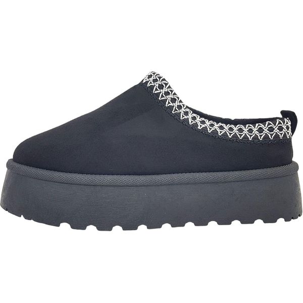 Post Xchange Black- Txt Mf Scarpa Slip-On Da Donna In Nero, Misura 40-image