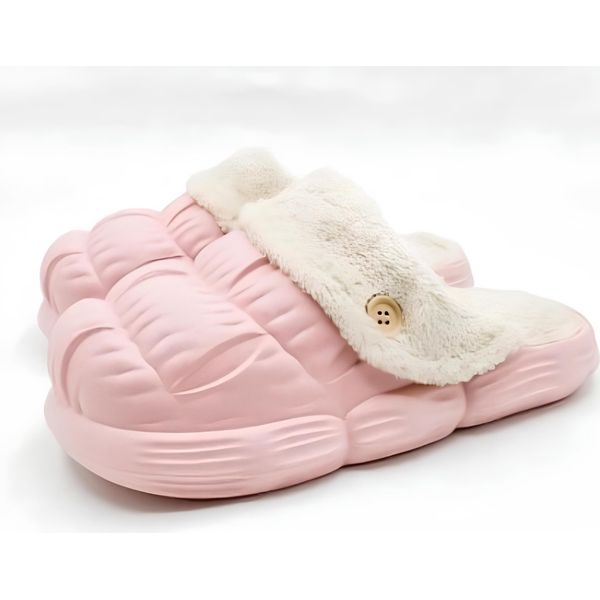 Pantofole Da Donna, Calde, Confortevoli, Morbide - Warmslides Rosa 38/39-image