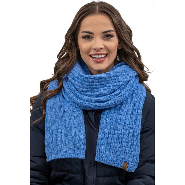 Sciarpa Invernale Da Donna Vivisence, Caldo E Accogliente Copricollo Per L'inverno E L'autunno, Calda Sciarpa Spessa, Classica Sciarpa Invernale Da Donna, Eu, Denim, Taglia Unica-image