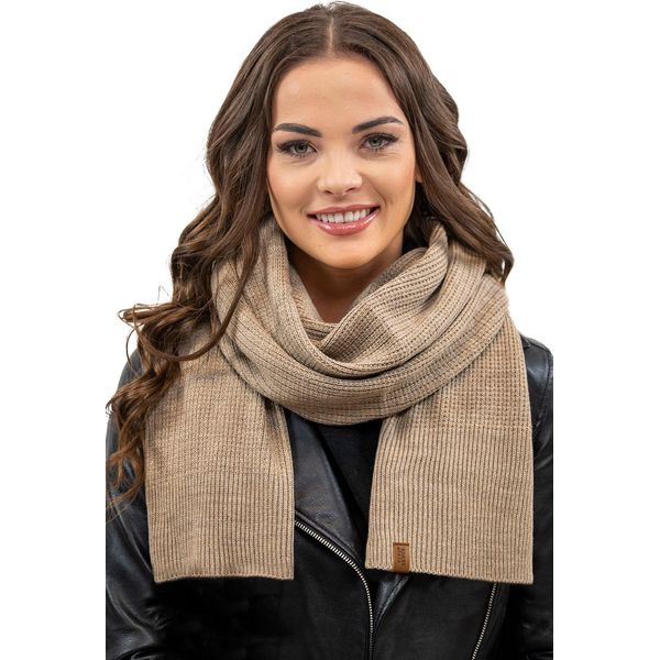 Sciarpa Invernale Da Donna Vivisence, Caldo E Accogliente Copricollo Per L'inverno E L'autunno, Calda Sciarpa Spessa, Classica Sciarpa Invernale Da Donna, Eu, Beige, Taglia Unica-image