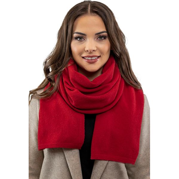 Sciarpa Invernale Da Donna Vivisence, Caldo E Accogliente Copricollo Per L'inverno E L'autunno, Calda Sciarpa Spessa, Classica Sciarpa Invernale Da Donna, Eu, Rossa, Taglia Unica-image