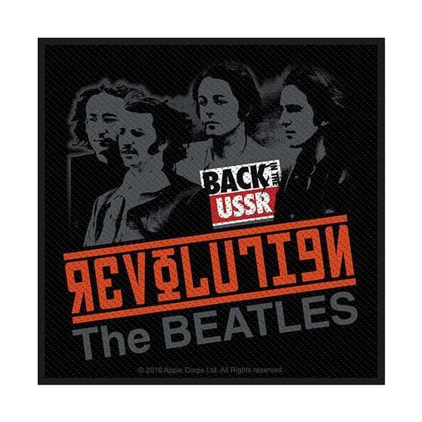 The Beatles - Toppa "Revolution"", Tessuto RO6279 (Taglia Unica) (Nero)"-image