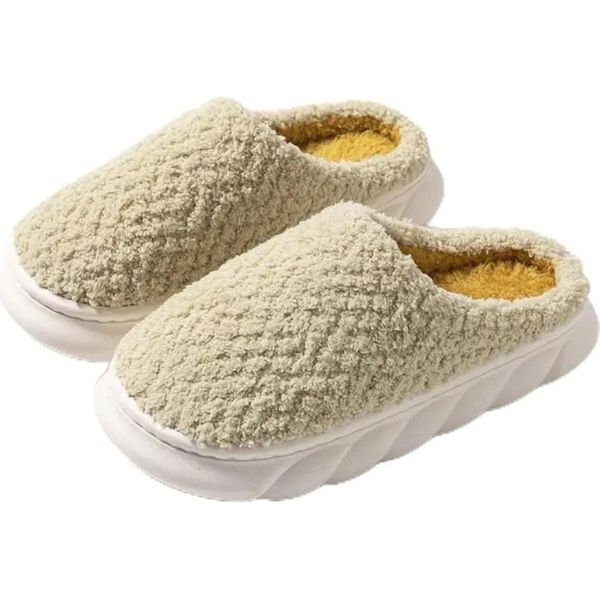 Pantofole Da Casa, Pantofole Calde, Pantofole Calde, Pantofole Invernali Con Pelliccia, Pantofole Invernali Per Uomo E Donna - Cozysteps Mustard 38/39-image