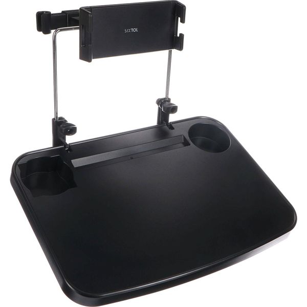 Sixtol Car Table 1 | Tavolo Per Sedile Posteriore Auto | Tavolo Per Passeggero Sedile Posteriore Auto | Supporto Per Telefono Auto | Tavolo Pieghevole Per Sedile Posteriore Auto | Organizzatore Per Bevande E Cibo | Tavolo Multifunzionale Pieghevole Auto-image