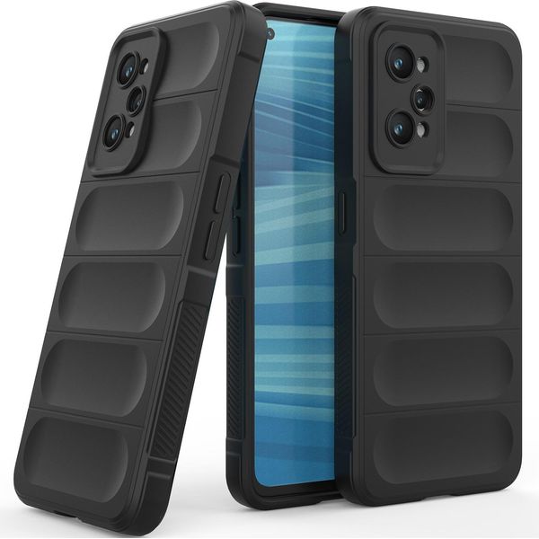 Custodia Per Realme GT2 Custodia Protettiva In Silicone Tpu Morbido Antiurto Nero-image