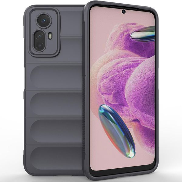 Custodia Per Xiaomi Redmi Note 12S Custodia Protettiva In Silicone Tpu Morbido Antiurto Grigio Scuro-image