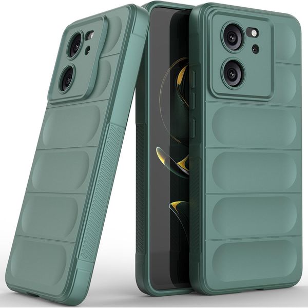Custodia Per Xiaomi 13T / 13T Pro / Redmi K60 Custodia Protettiva In Silicone Tpu Ultra Morbido Antiurto Verde-image