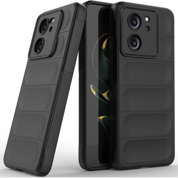 Custodia Per Xiaomi 13T / 13T Pro / Redmi K60 Custodia Protettiva In Silicone Tpu Ultra Morbido Antiurto Nero-image