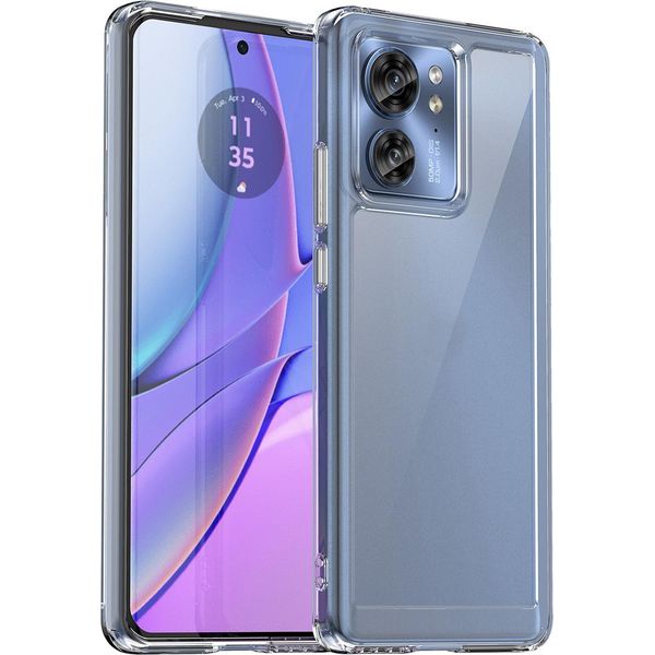 Custodia Per Motorola Edge 40 Trasparente, Custodia Protettiva In Silicone Tpu Antiurto Trasparente-image