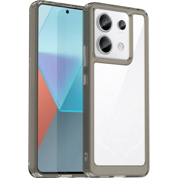 Custodia Per Xiaomi Redmi Note 13 Pro Trasparente, Antiurto Tpu Silicone Custodia Protettiva Grigio-image