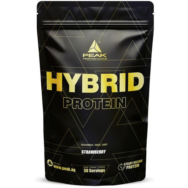 Hybrid Protein - 900G : Fragola I 30 Porzioni I Proteine Multicomponente I Combinazione Ottimale Di Proteine Del Latte, Proteine Isolate Del Siero E Proteine Dell'uovo-image