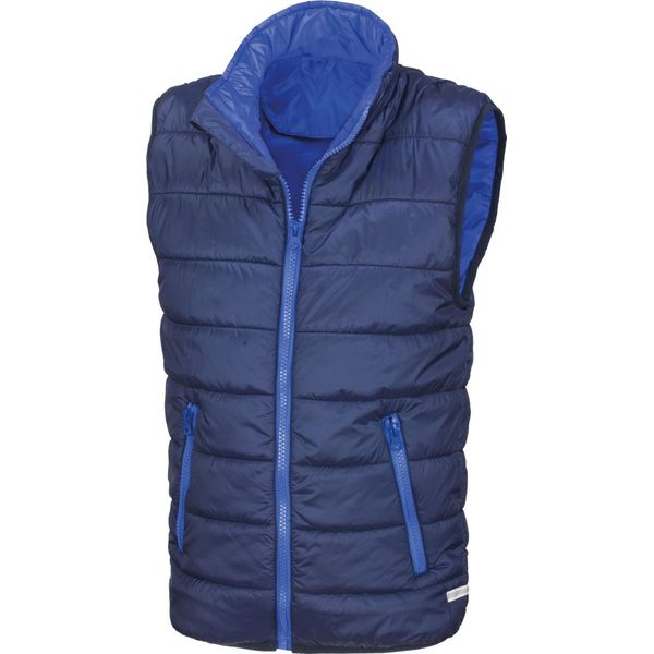 Result Core - Gilet Imbottito Per Bambini BC5465 (98) (Blu Navy/Royal)-image