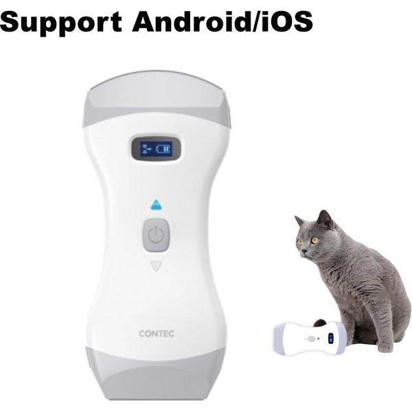 Ecografo Veterinario Portatile A Colori Doppler Doppia Testa Sonda Cane, Gatto, Pecora, Cavallo, Mucca-image