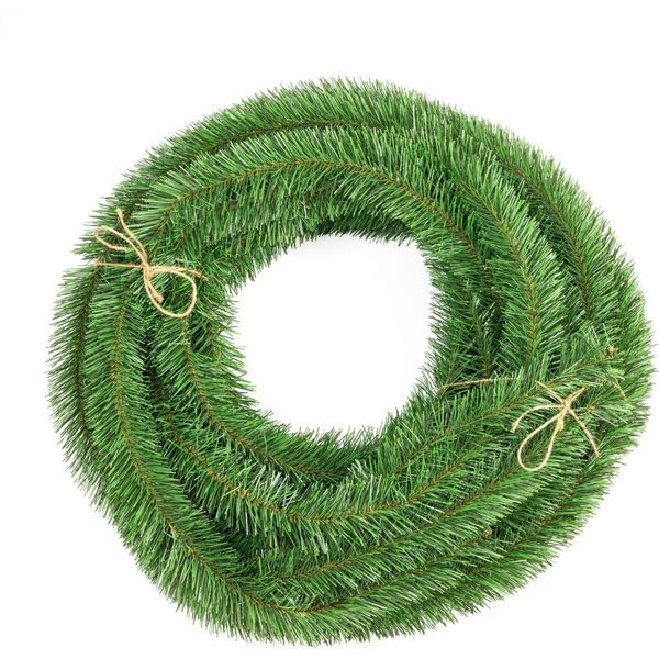 Ghirlanda Di Natale Ghirlanda Di Abete Artificiale Verde Decorazione Di Natale 90 Metri-image