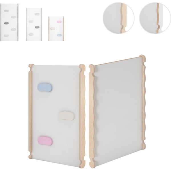 Scivolo Per Interni, Tavola Per Arrampicata, Scivolo Per Bambini In Legno Per Triangolo Di Arrampicata E Arco Di Arrampicata, Scivolo In Legno Per Bambini Da 1 Anno E 2/3-image